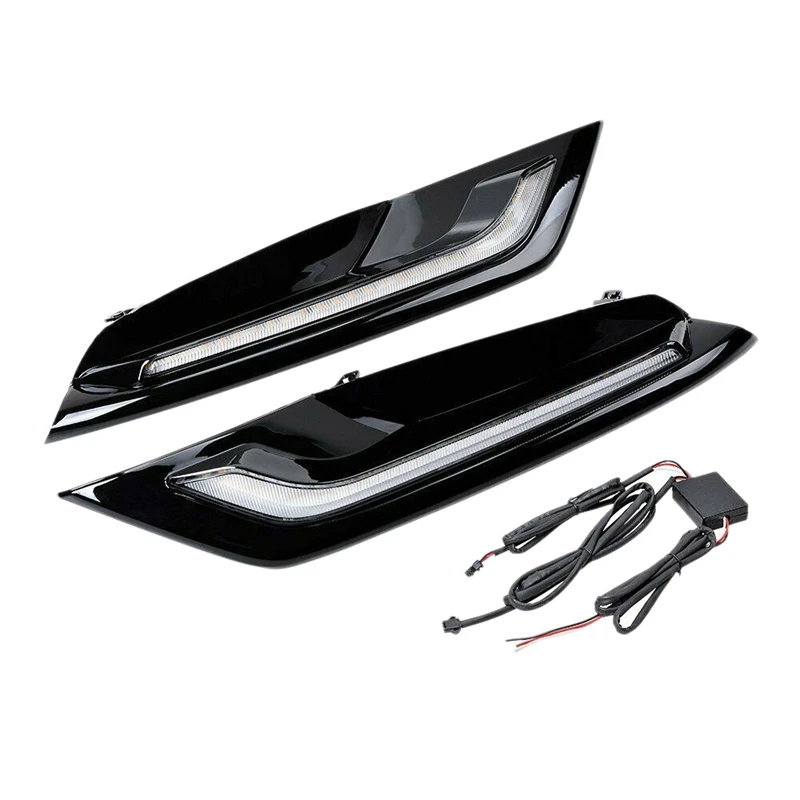 

2Pcs Car LED Front Bumper DRL Daytime Running Light Fog Lamp for Mazda 3 Axela 2019-2020