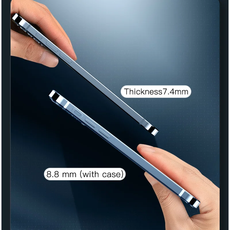 2023 NEW Metal Aluminium Alloy Case for iPhone 14 13 12 11 Pro Max Camera Lens Protective Case iphone Original Color Phone Cover