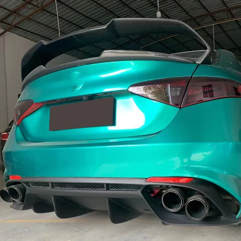   Для Alfa Romeo Giulia заднее крыло из углеродного волокна задний спойлер багажника