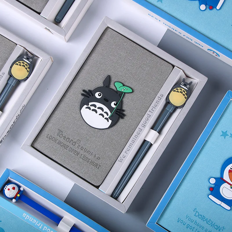 

Notebook Totoro Cartoon Japanese My Neighbor Totoro Diary Notepad Stationery Supplies Office For School Book Children Gift Set