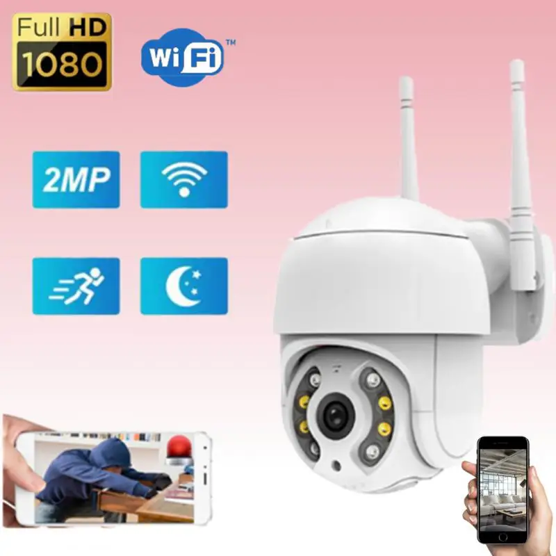 

2MP WIFI Camera Outdoor Wireless Surveillance Cam Human Detect Security IP Camera Video Monitor HD 1080P Night Vision PTZ IP Cam