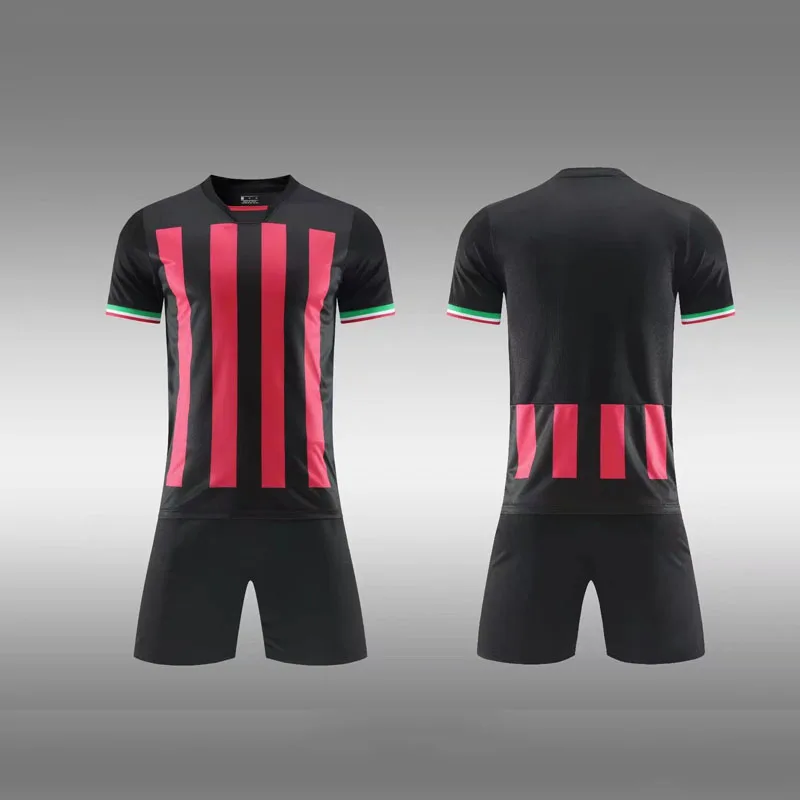 

Футбольные комплекты для мужчин, униформа без рисунка, настраиваемое имя, номер, логотип, печатные трикотажные шорты, быстросохнущие тренир...