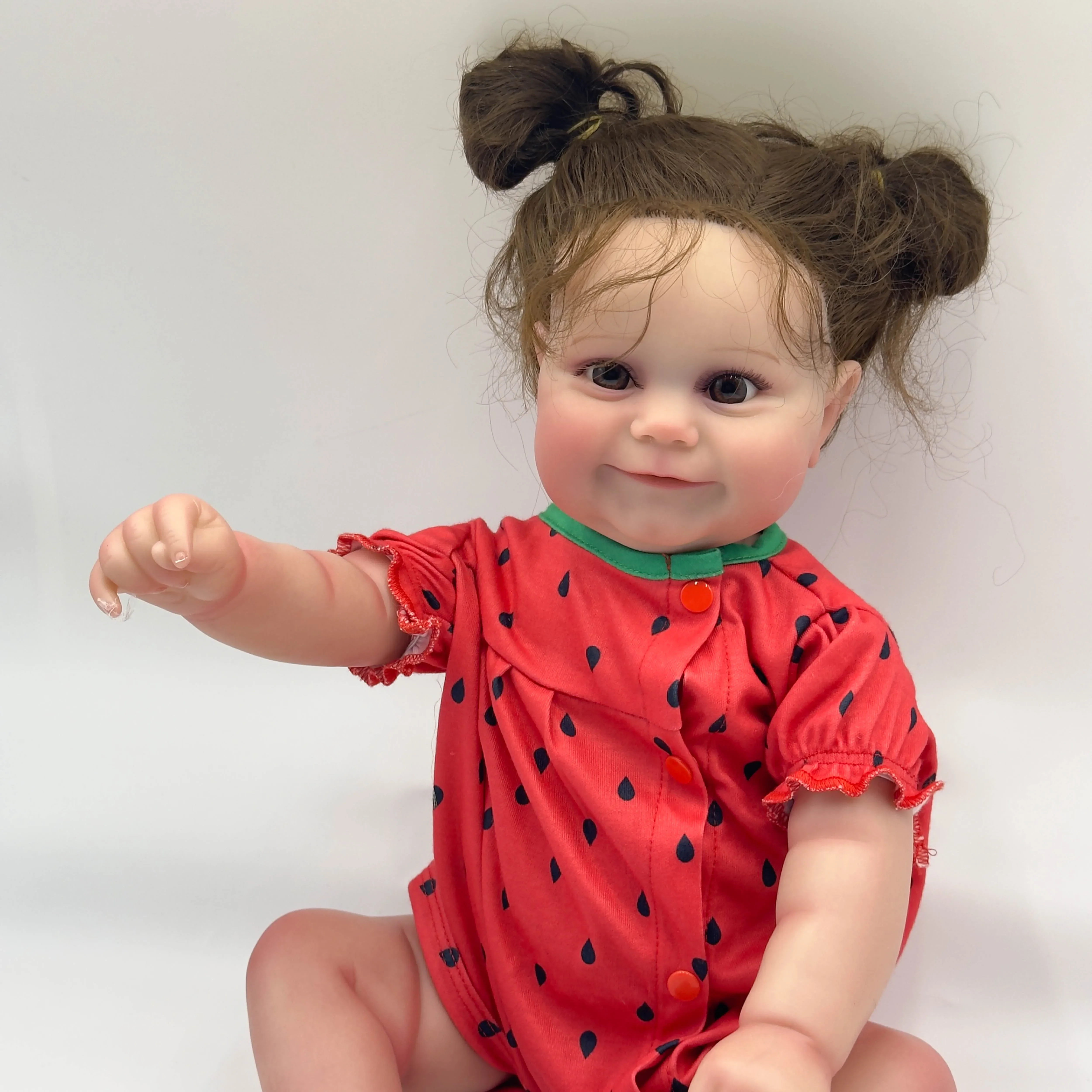 NPK 50 см Мэдди реборн малыш новорожденный кукла принцесса девочка Реалистичная