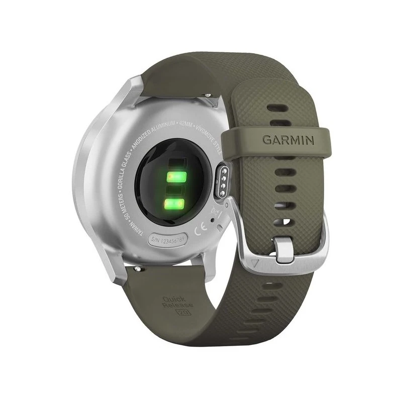 Умные часы Garmin Vivomove Style S/E EU Silicone AMOLED 240x240 пульсометр шагомер |