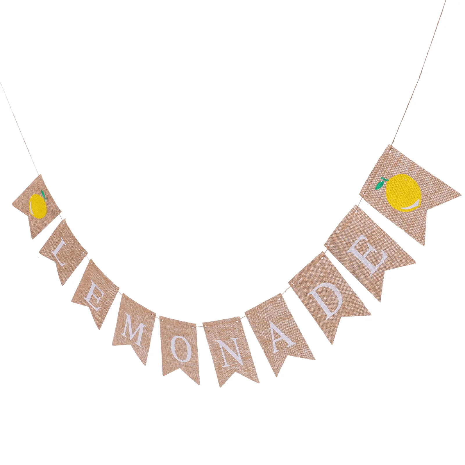 

Garland Decorations Party Banner Linen Dovetail Bunting Swallowtail Flag Hanging