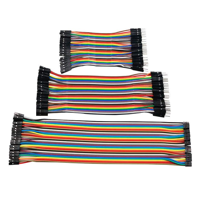 Dupont line 120 шт. 20 см разъем штырь-штырь штырь-гнездо и гнездо-гнездо перемычка кабель