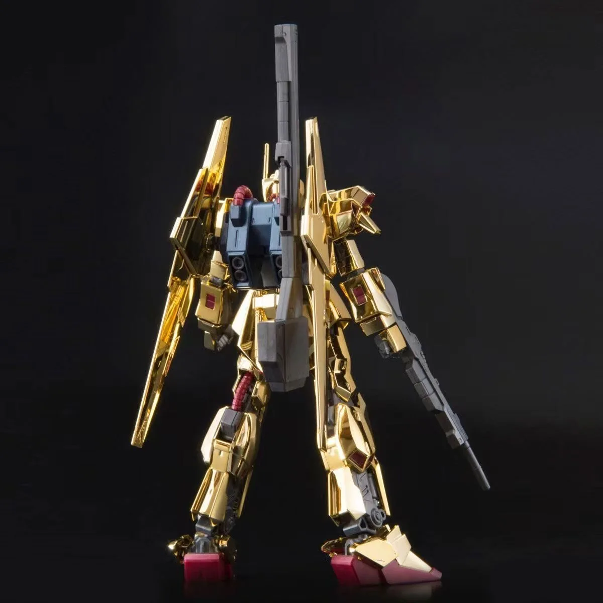 Hg 1/144 Msn-00100 Hyaku Shiki Сборная модель с золотым покрытием фигурка типа коллекционный