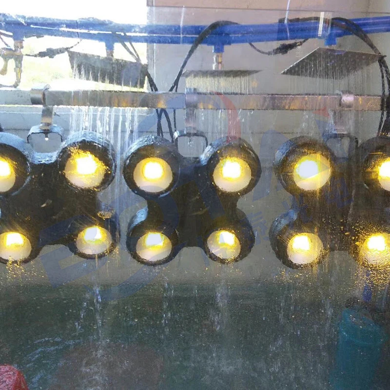 Фото 2026 IP65 4x100W COB Blinder, уличный водонепроницаемый светодиодный прожектор с 4 линзами для сцены №5