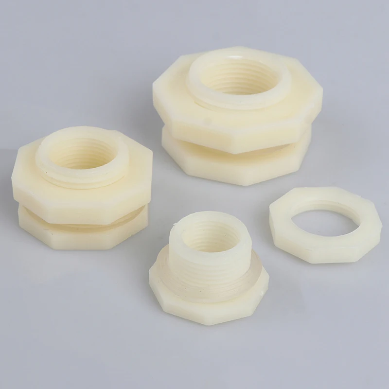

ABS 1/2" 3/4" 1" Thread Water Tank Connector Pipe Fitting For Fish Tank Aquarium