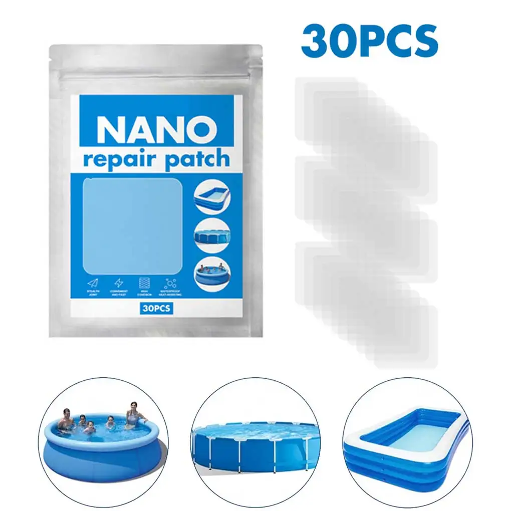 

Inflatable Repair Kit Waterproof Self-Adhesive Boat Vinyl Swimming Ring Pool Repair Glue Pads Accessories Special Gelati