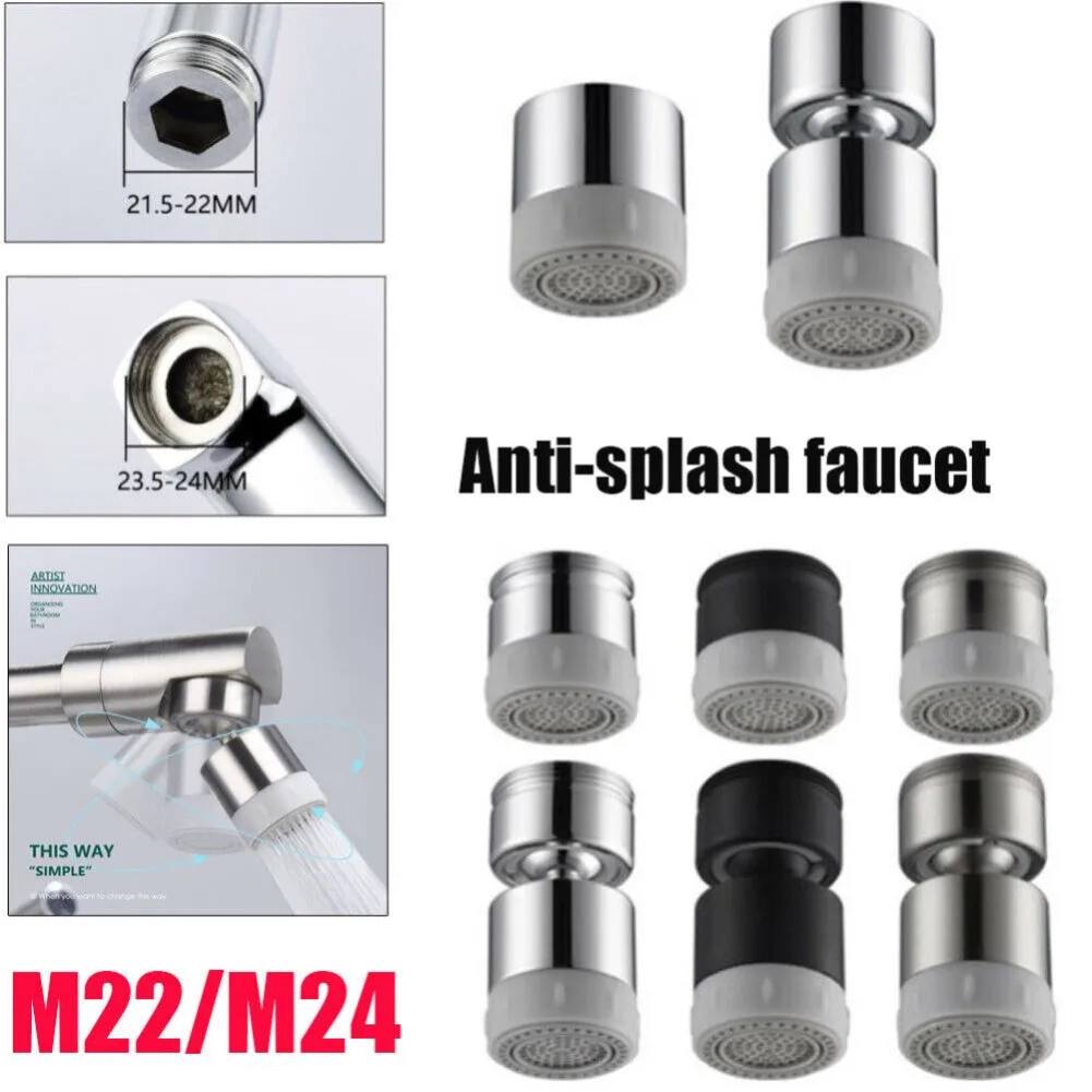 

Faucet Aerators 360° Rotated Water Sink Water Tap Bubbler Water Saving Sprayers Taps Nozzles Tap Connector Accessories