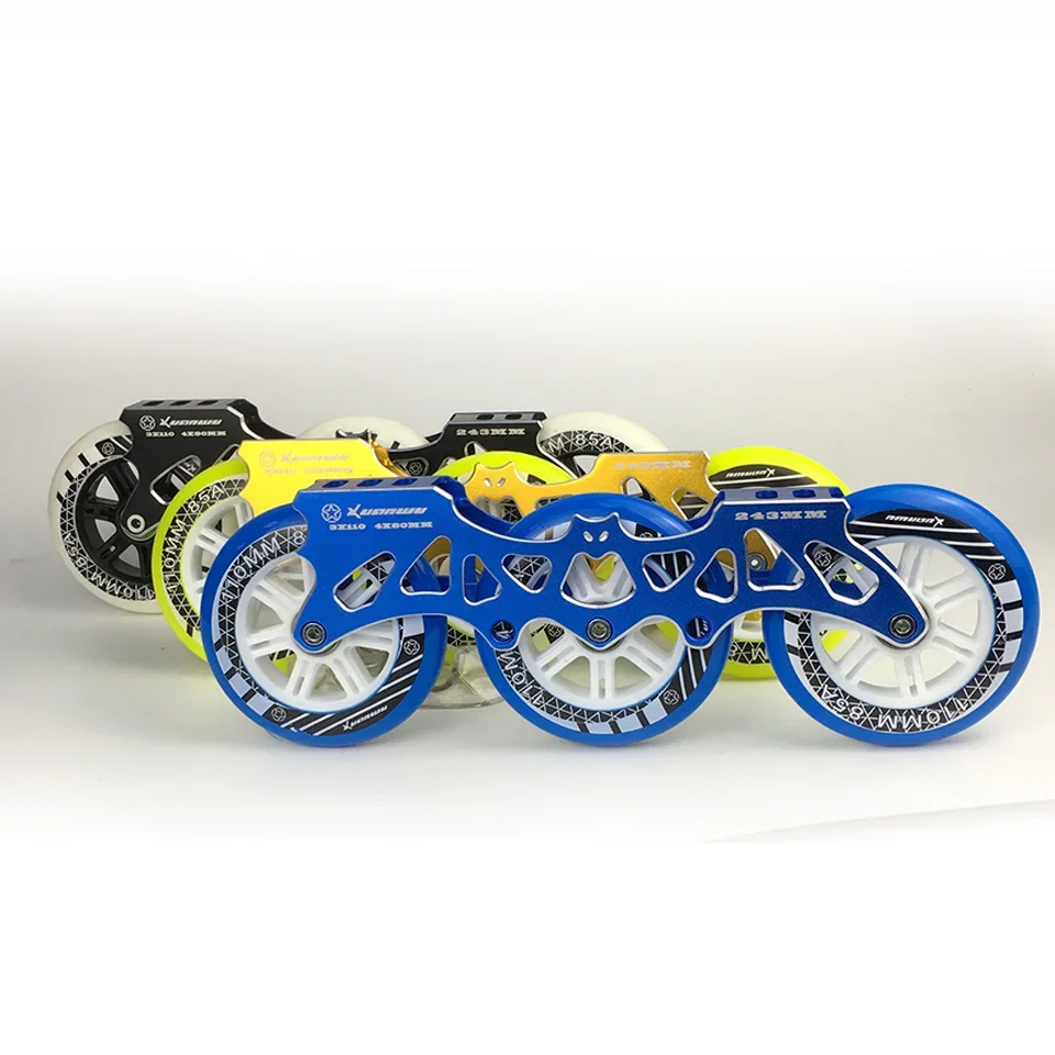 Комплект скоростных подставок для роликовых коньков 3*110 мм 165-195 рама с