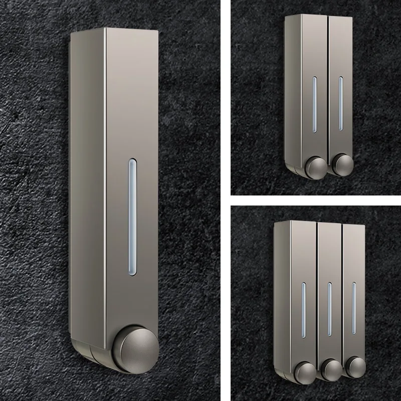 

Диспенсер для мыла в новом стиле, ручной настенный дозатор для шампуня, геля для душа, жидкого мыла, для гостиниц, кухни, ванной комнаты