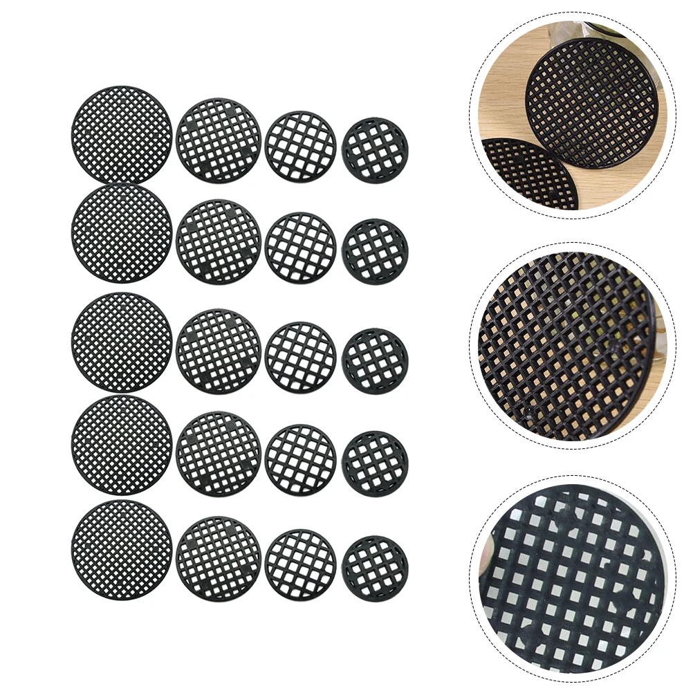 

200 Pcs Lightweight Portable Practical Bonsai Pad Plant Pot Bottom Net for Home Office