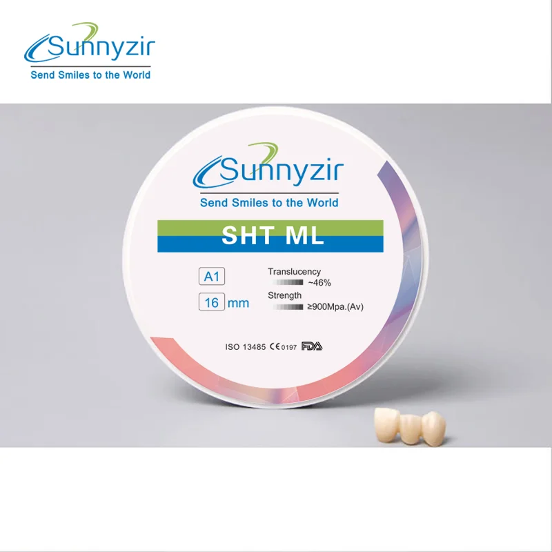 Многослойный циркониевый блок высокой прозрачности высокая прочность