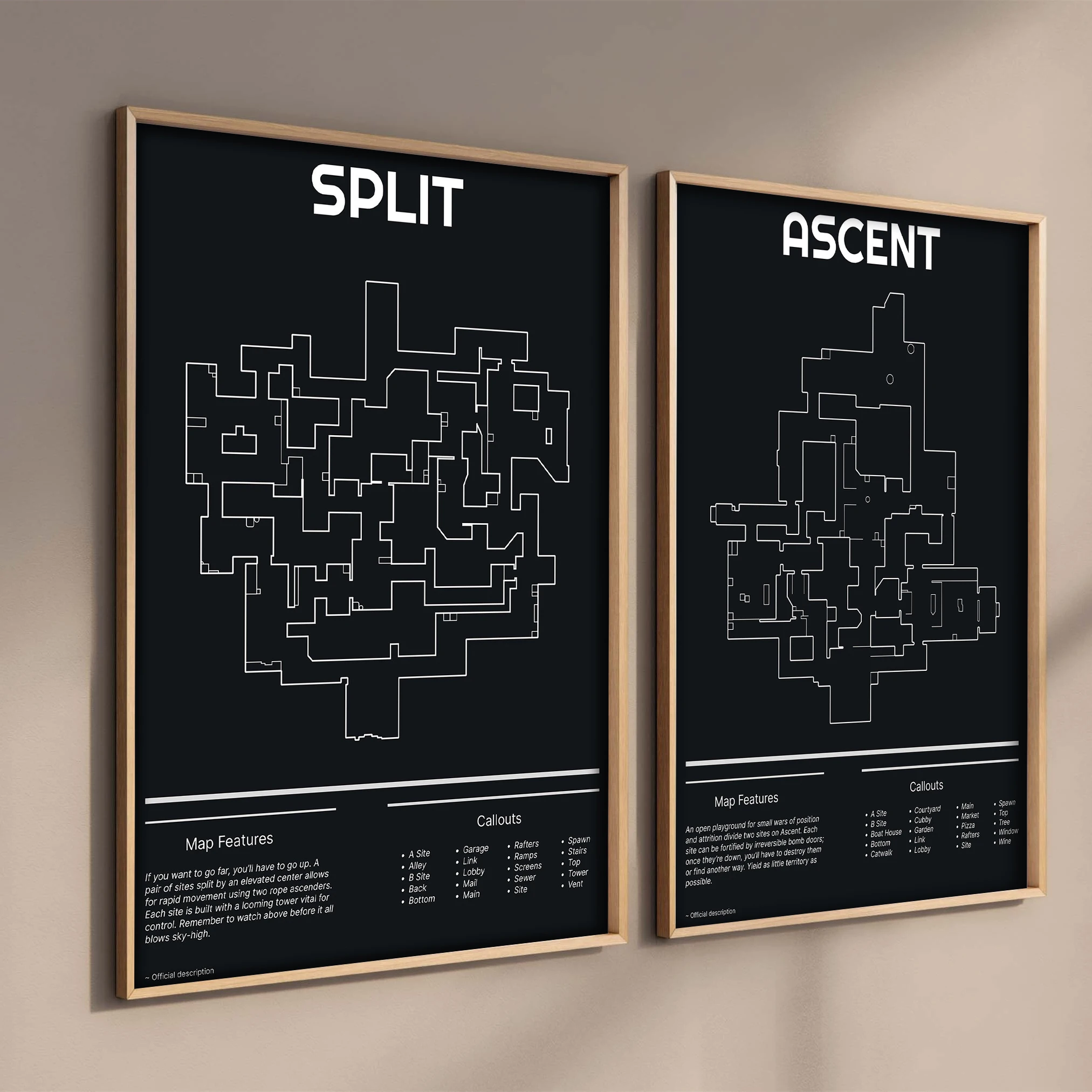 Игровой Постер 2023 Карта Valorant Печать На Холсте Современный Стиль Произведения