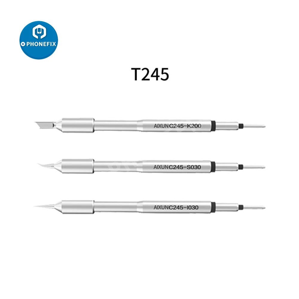 

T245 Soldering Iron Tip Replacement for T115-A/T210-A/T245-A Handle JC AIXUN T3A T3B Soldering Station Electric Soldering Iron