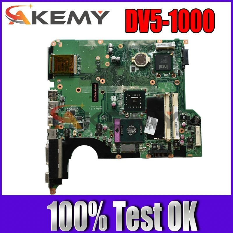 

AKemy504642-001 482868-001 For HP DV5 DV5-1000 Motherboard Free cpu+heatsink FIT FOR 482324-001 482325-001 506070-001