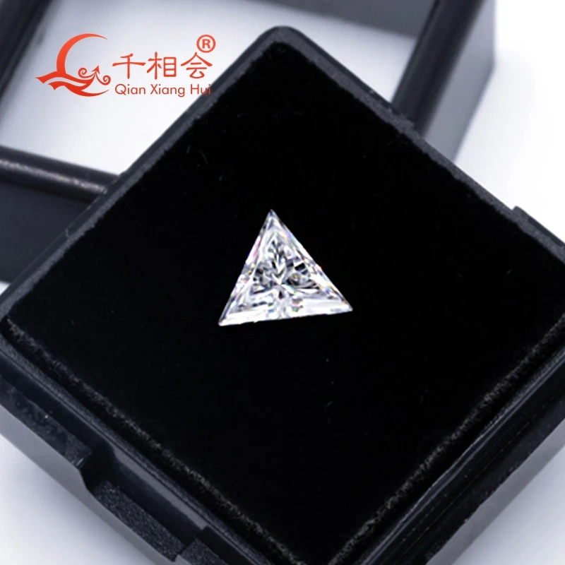 DF GH белый цвет треугольной формы огранка коннер алмазная муассанит свободный