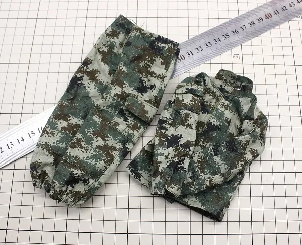 

1/6 Scale CHN Marine Corps Special Battle Camouflage Combat Uniform Clothes Suits for 12 inch Action Figures Body Toy