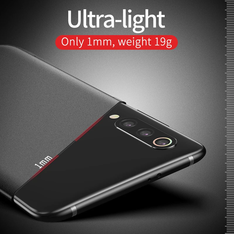 Mi9 Case MSVII Slim Matte Hard PC Cover For Xiaomi Mi8 Mi10 Mi10T Mi9T Pro Xiomi Mi 9 SE 8 9T 10 10T Note 10 Lite Phone Cases