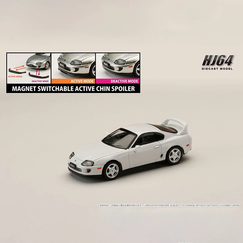 Фото Хобби Япония 1/64 SUPRA A80 JDM Коллекция сплавов Модель автомобиля Сувенир Дисплей Украшения JZA 80 №2