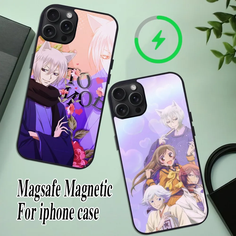 Чехол для телефона с рисунком билибили из аниме Kamisama Kiss iPhone 11 Mini 12 13 Max 14 Plus 15 Pro