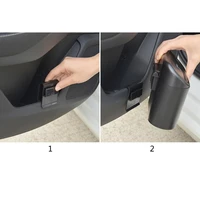 auto car trash can hanging easy installation with lid desktop backseat car organizer for vehicle suv office home