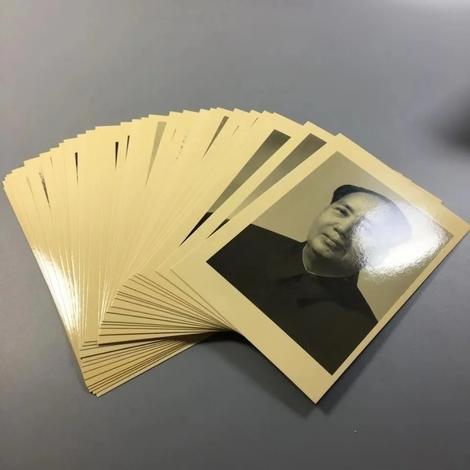 Красная Классическая коллекция больших фотографий Мао Цзэдуна, набор ...