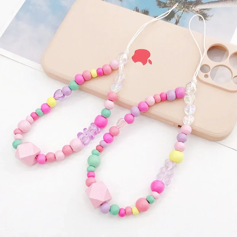 Модная новая акриловая цепочка для мобильного телефона с бриллиантами ремешок