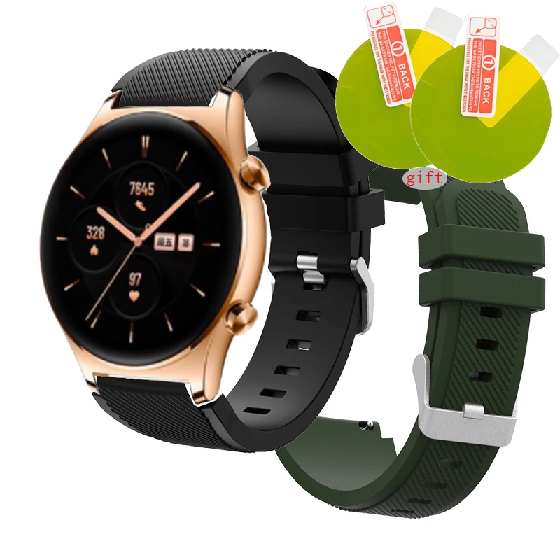 

Ремешок силиконовый для смарт-часов HONOR Watch GS 3, быстросъемный браслет