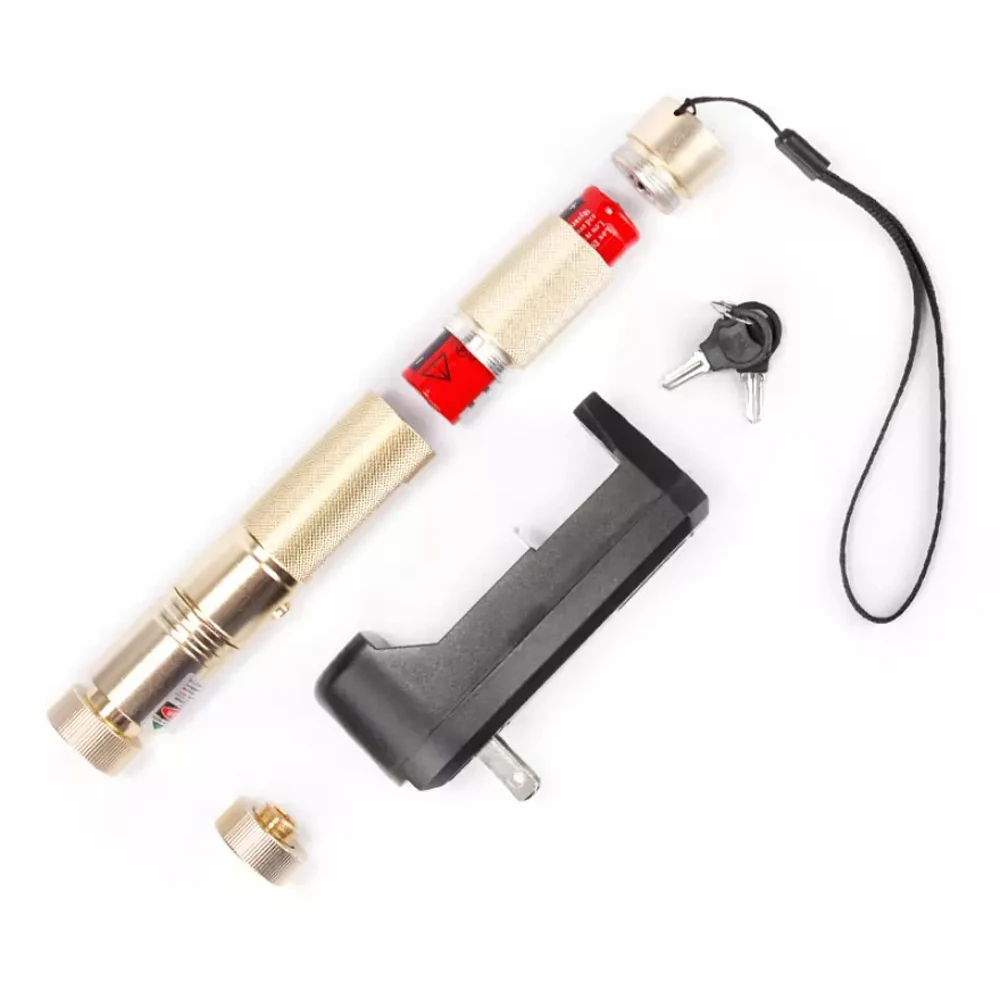 

Powerful Laser Burning Green Laser 532nm Indicator Hunting Equipment Laserpointer with Battery and Charger