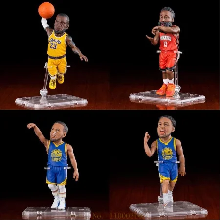 

NBAed Basketball Player Action Figure Superstar James Curry Harden Thomson Figurine Doll Best Gift for Boy Anime Figure