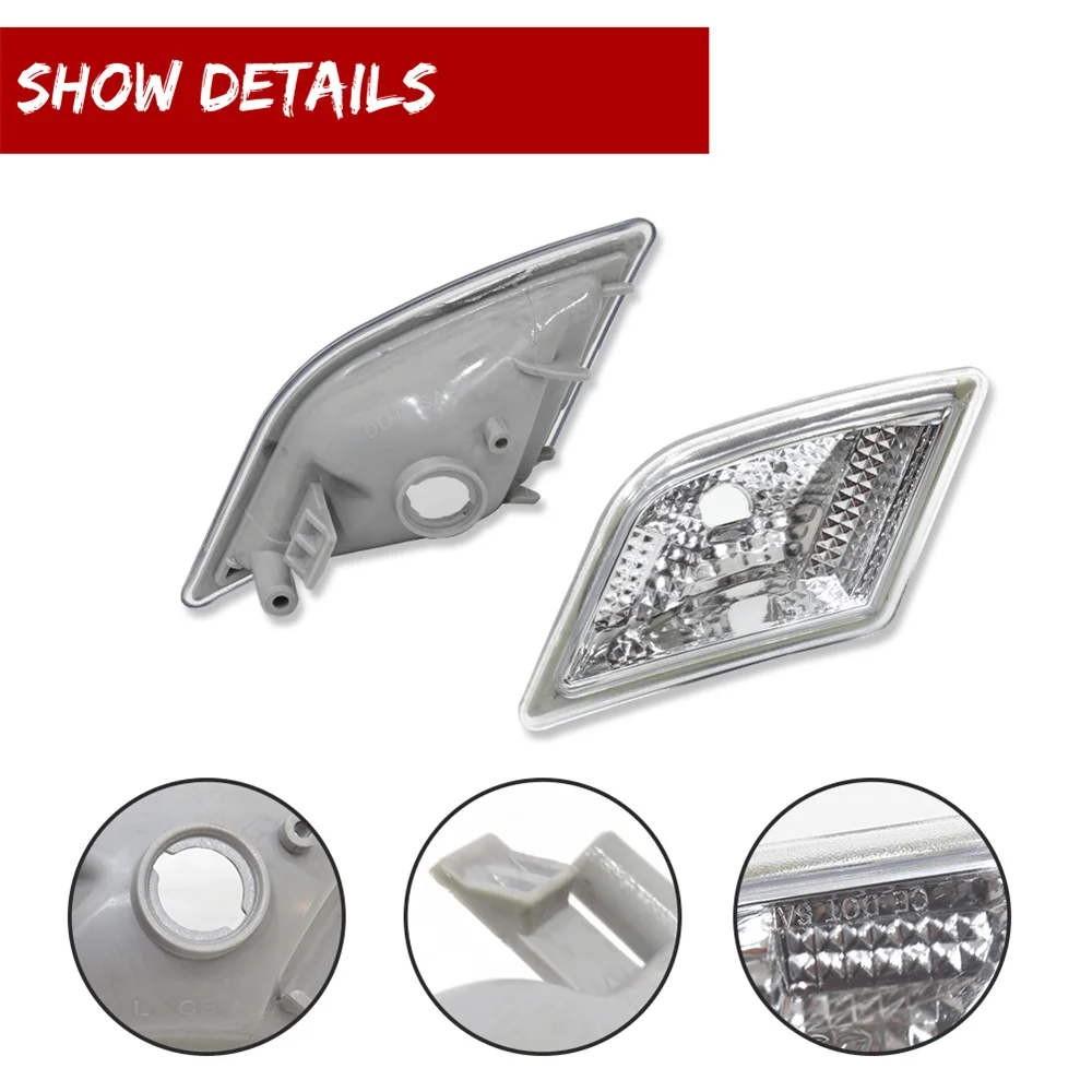 Для Mercedes-Benz Pre-LCI W204 C250 C300 C350 C63 AMG передний бампер боковой габаритный фонарь крышка