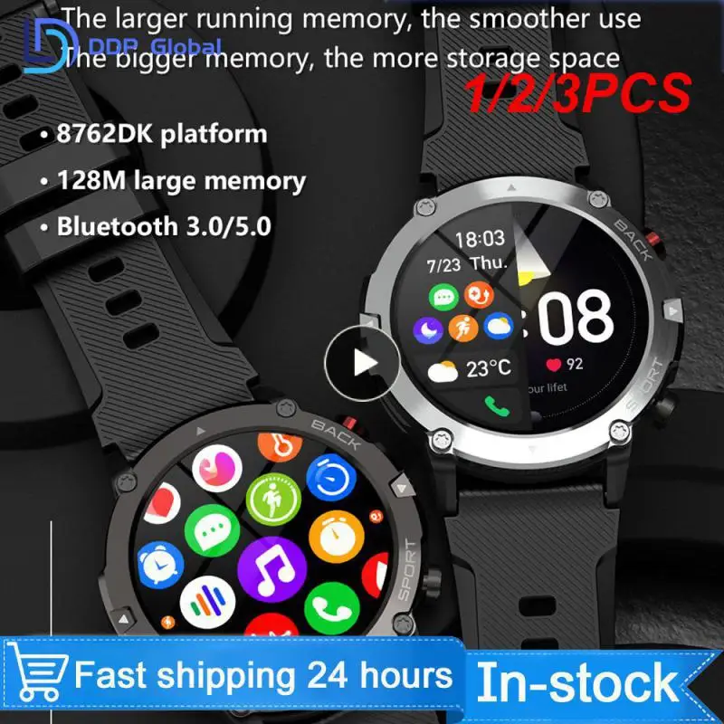 

1/2/3PCS LF26 Max Smart Watch Men Call Smartwatch 2022 IP68 Waterproof 360 Screen 15 Standby For Android IOS