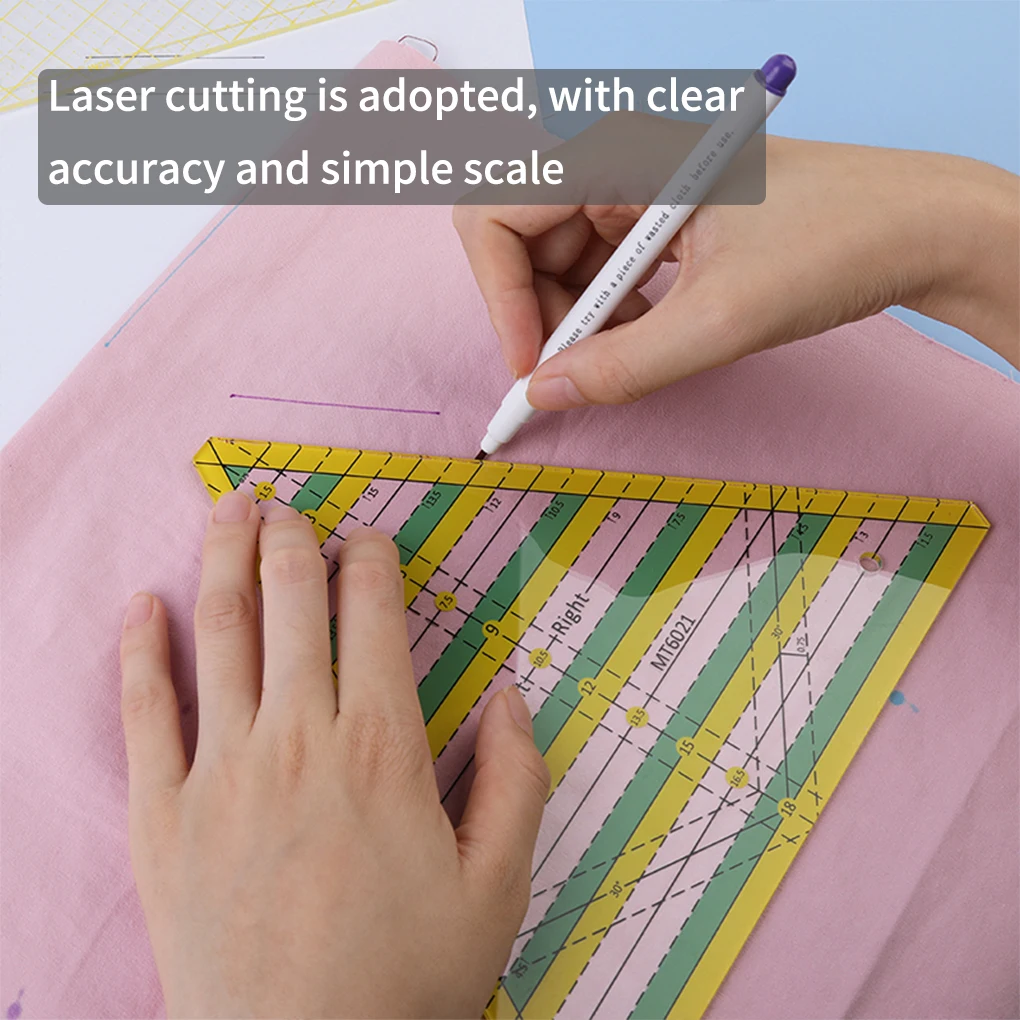 

Акриловые Блестящие прозрачные трафареты для шитья, 3 цвета, аксессуары для шитья «сделай сам», товары для квилтинга с высокой точностью