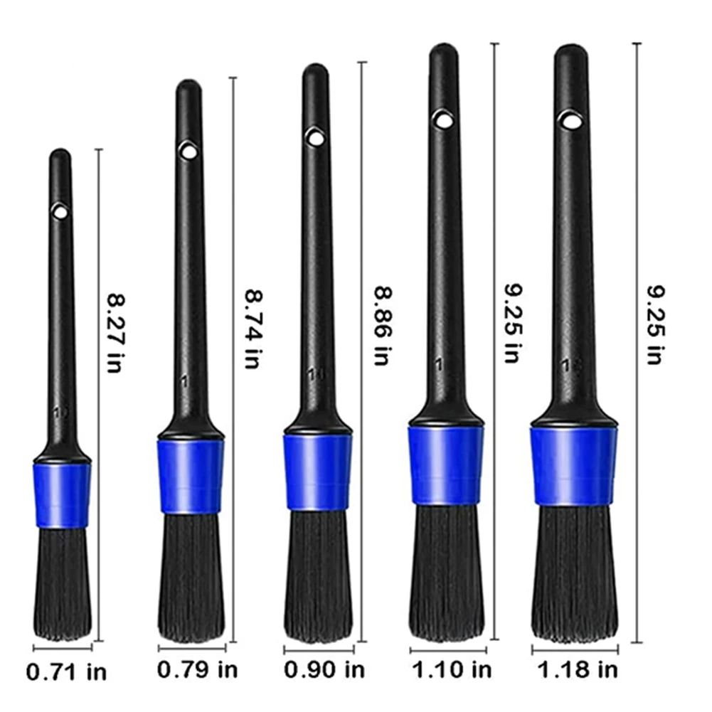 

Принадлежности для ухода за автомобилем, щетки для чистки, щетка для щелей, 5 разных размеров, 5 шт./комплект, Высококачественная щетка для вл...