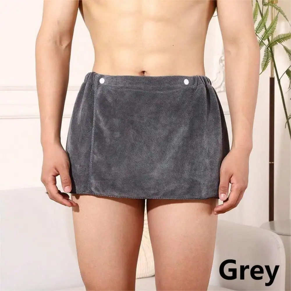 

Мужской мягкий банный халат из полиэстера/хлопка Toalla De Playa