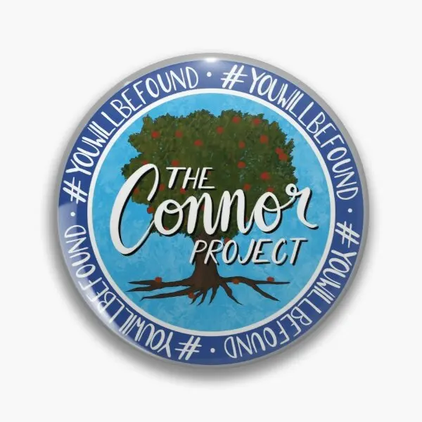 

The Connor Project Customizable Soft Button Pin Fashion Badge Metal Jewelry Brooch Clothes Hat Cartoon Decor Gift Cute Funny