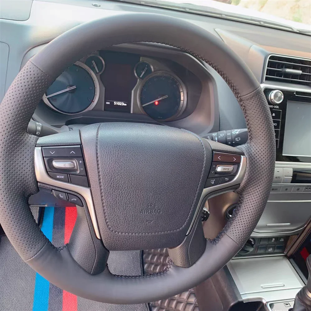 Нескользящие аксессуары из кожи и микрофибры для Toyota Land Cruiser 2016-2019 Prado 2018