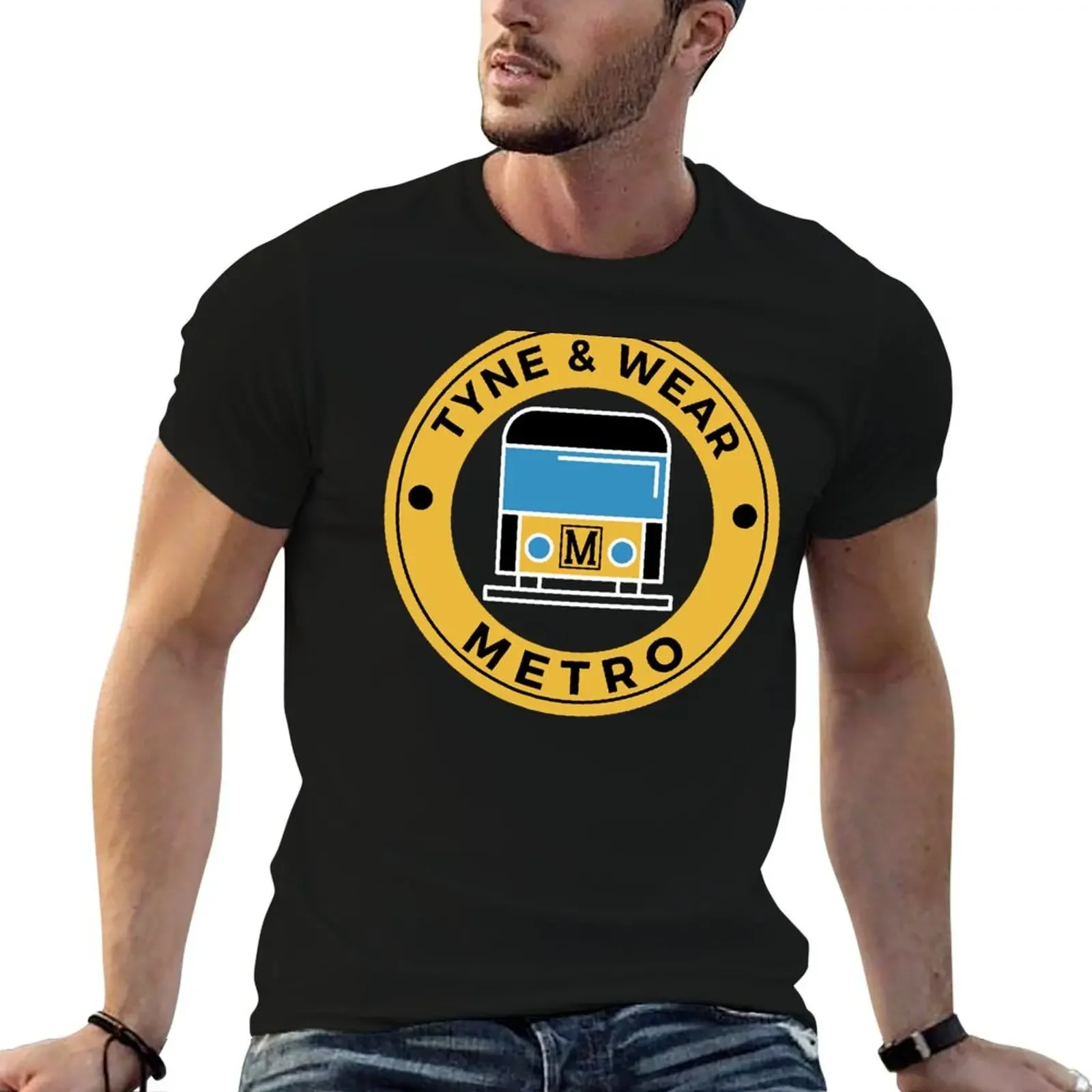 Tyne _amp_ Wear Metro T-Shirt быстросохнущие мужские футболки по индивидуальному заказу