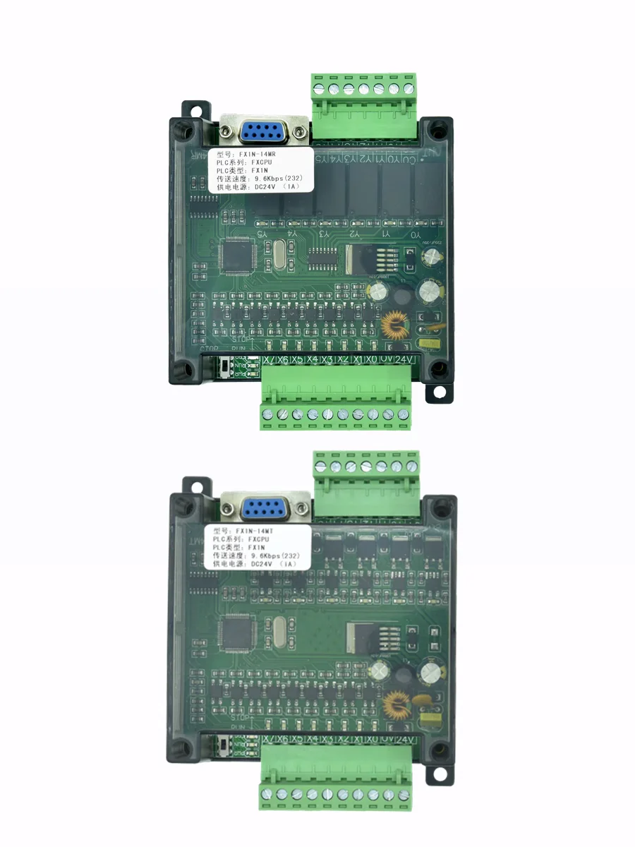 

PLC Industrial Control Board, domestic FX1N-14MR FX1N-14MT controller with Shell simple programmable module