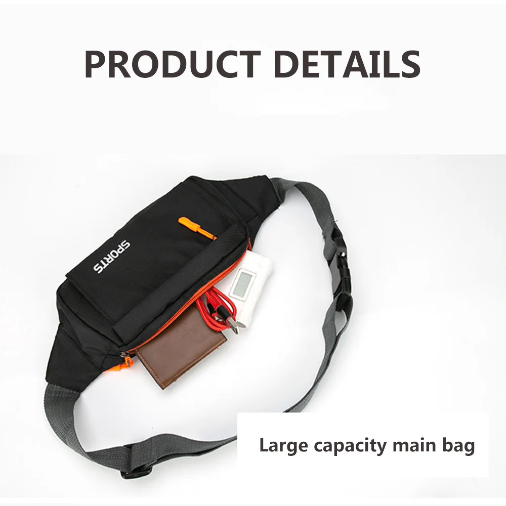 Fashion Waist Pack Women Running Waterproof Waist Bag Mobile Phone Bag Designer Crossbody Chest Bag Men Gym Fitness Travel Pouch