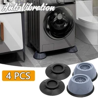 4pcs anti vibratie voeten pads rubber mat slipstop stille universele wasmachine koelkast meubels vaste raiser dempers stand