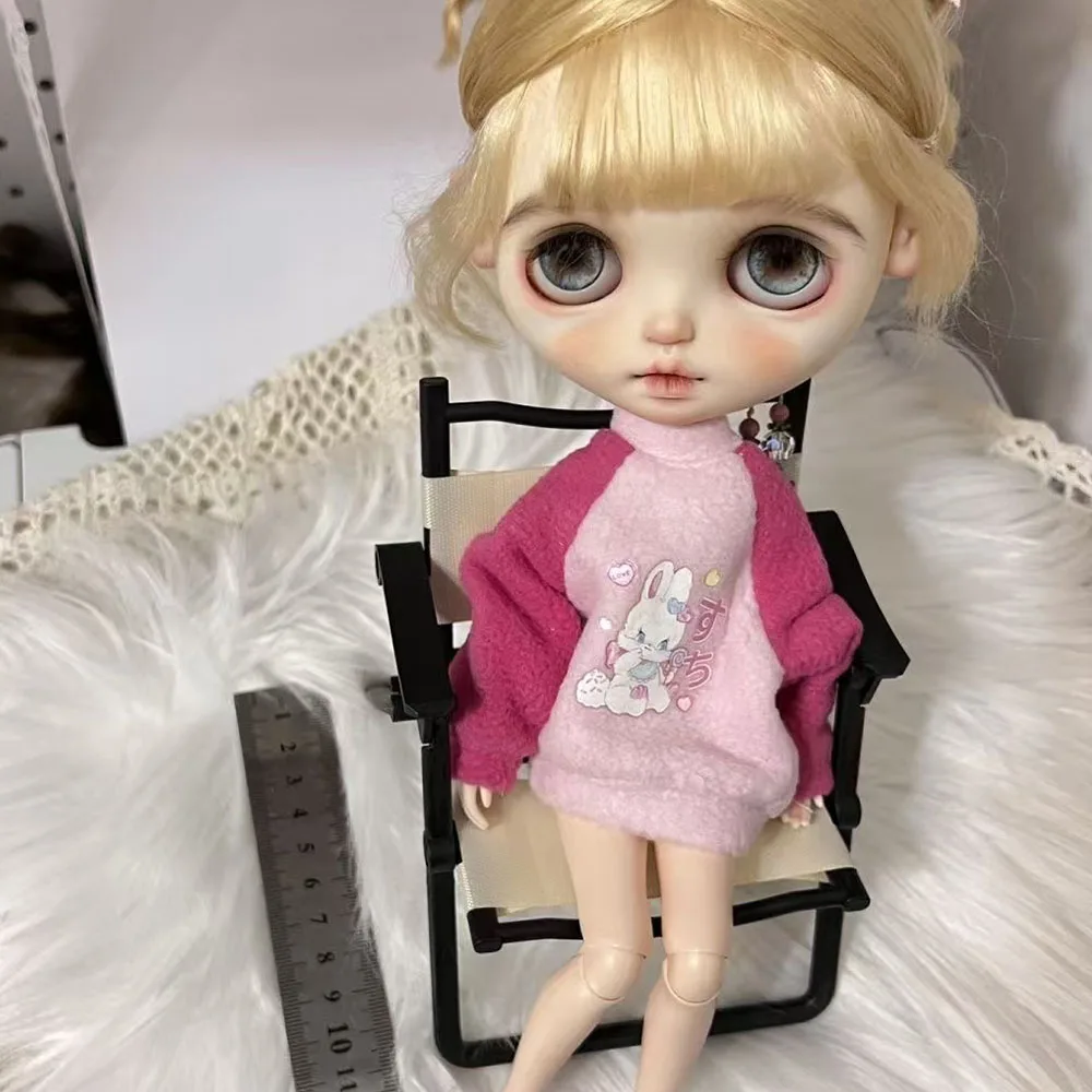 Фото 1/6 BJD кукольный стул, кресла для отдыха на природе, модель складного стула, модели шезлонгов, аксессуары для сцены №2