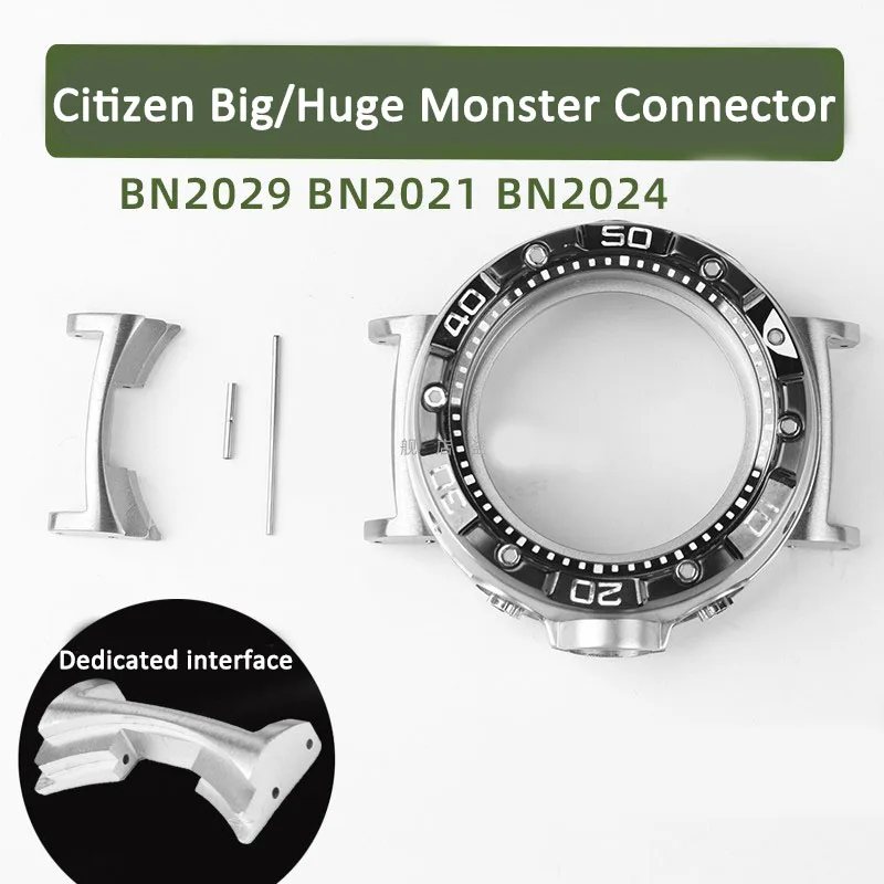 Silicone Watchband For Citizen Diving Water Ghost Men Watch Belt BN2029-01E BN2021-03E BN2024-05E Big/Huge Monster WatchStrap 22