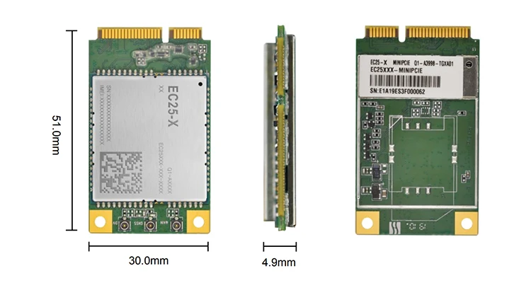 Беспроводной модуль QUECTEL EC25-EUX Mini PCIe для EC25-AF