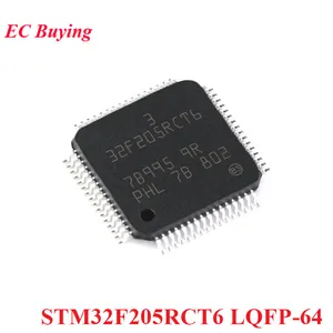 STM32F205RCT6 LQFP-64 STM32F205 STM32 F205RCT6 LQFP64 Cortex-M3 32-bit Microcontroller MCU IC Controller Chip New Original