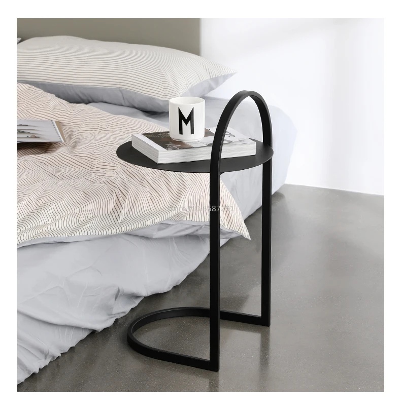 

Modern Nordic Coffe table Fashion Side Table Two Layers Coffee Table Metal Desk Home Furniture Modern Living Room Sofa Side