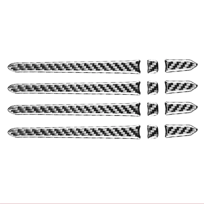 

Аксессуары для Cadillac ATS 2014-2020, чехол из углеродного волокна для наружной дверной ручки, декоративная наклейка на рамку